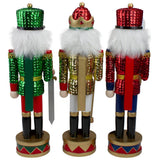 14" Northlight Wooden Christmas Nutcracker Kings, Set of 3