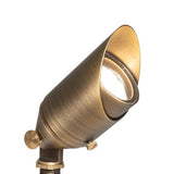 VOLT Top Dog Scotty Cast Brass Spotlight – Low Voltage LED Landscape Spotlight