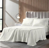 Slumber Chill 6-Piece Cooling Sheet Set – Tencel Lyocell & Cotton Blend, White 300 Thread Count