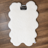 Mon Chateau Faux Fur Rug - 24" × 39" Mini Quad Faux Fur Ultra Soft Accent Rug
