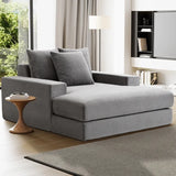 Sealy Calin Upholstered Foam Lounger – Oversized Plush Lounge Chair with Pocket Coil Support