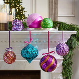 Member’s Mark 7-Piece Oversized Shatterproof Christmas Ornament Set, 150 mm & 200 mm