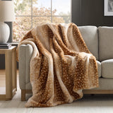 Member's Mark 60" x 70" Luxury Faux Fur Throw with Micromink Backing & Gift Box