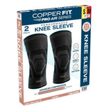 Copper Fit Pro Air Knee Compression Sleeves, Breathable Lightweight Design, 2-pc