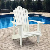 Leisure Line Classic Adirondack Chair by Tangent – Recycled HDPE Outdoor Patio Chair, All-Weather UV-Resistant Adirondack Chair