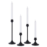VCNY Home LED Taper Candles with Metal Holders Set of 8, Remote Flameless Candle