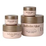 InfiniteAloe Complete Skin Care 4pc Set, Face & Body 11 oz Cream, Scent Choices