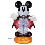 Disney Halloween Light Up Lantern, Spinning Glitter Countertop Mantel Sculpture