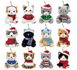 2026 Plush Ornament Advent Calendar 12-Day Set with 12 Dog or Cat Holiday Plush Ornaments