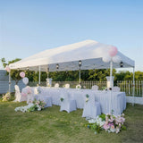 Crown Shades 10X20 Pop Up Canopy Event Tent - Heavy Duty w/ Wheeled Bag, White