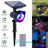Christmas Snowflake LED Moving Snowfall Rainbow Projector Light