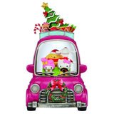 Mickey, Peanuts, or Hello Kitty Holiday Water-Spinning Car, 14" Swirling Glitter