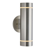 Artika 11.14" Indoor/Outdoor 2-Bulb Vertical Wall Light Black or Stainless Steel