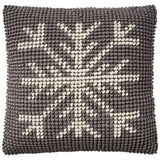 Mina Victory Loop Holiday Throw Pillow, 22" × 22", Christmas Decor with Insert