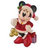 Jim Shore Disney 17" Mickey Minnie Holiday Bells Figurine Christmas Decor Resin