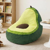 Avocado Lounge Chair for Kids – Ultra Soft Faux Fur Foam Bean Bag Chair