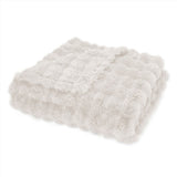 Ashford Home Heavyweight Ultra-Fine Faux Fur Throw Blanket, 60" x 70", 800 GSM
