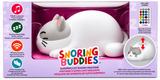 Snoring Buddies Squishy Animal Night Light, 9 Soothing Sounds, Bluetooth Speaker