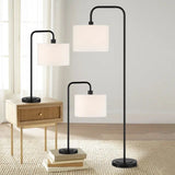 Bridgeport Designs Fremont 3-Piece Lamp Set - LED Floor and Table Lamps