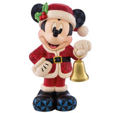 Jim Shore Disney 17" Mickey Minnie Holiday Bells Figurine Christmas Decor Resin
