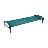 Disc-O-Bed XL Single Camping Cot – Portable Folding Cot Bed with Carry Bag, Side Organizer & 500 lb Capacity