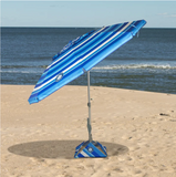 Tommy Bahama 7.5ft Beach Umbrella AnchorX UPF 50+ Tilt Wind Vent with Carry Bag