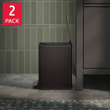 Kohler 2-Pack 6L Stainless Steel Step Trash Can - Fingerprint Proof Soft Close
