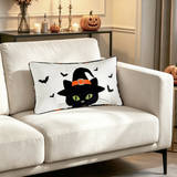 13"–24" Brentwood Originals Halloween Decorative Pillow – Choose Pumpkin, Haunted House, Skeleton or Black Cat
