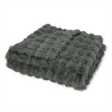 Ashford Home Heavyweight Ultra-Fine Faux Fur Throw Blanket, 60" x 70", 800 GSM