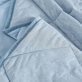 Pem America Cooling Blanket - Reversible Nylon Spandex 92" x 98" Soft Quilt