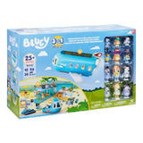 Bluey 3 in 1 Transforming Plane Mega Playset - 45pc Family Vacation Ever Playset
