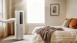 Hisense 8000 BTU Dual Hose Portable Tower Air Conditioner with Wi-Fi, Inverter Compressor &amp; Built-In Twin Hose