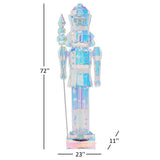Member’s Mark 6' Pre-Lit Prismatic Nutcracker with 265 Twinkling LED Lights