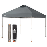 Crown Shades 10' X 10' Instant Canopy and Wheel-Bag, Center Lock One Push Tent