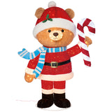 7.2 ft. Pop-Up Santa Bear – 370 LED Lights with Twinkle, Plug-In Indoor/Outdoor Christmas Décor