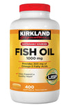 Kirkland Signature Omega-3 Fish Oil 1,000 mg, 400 Softgels with 250 mg EPA and DHA per Softgel