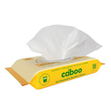 Caboo Unscented Flushable Bamboo Wipes, 8 Packs, 480 Wipes Hypoallergenic
