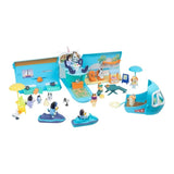 Bluey 3 in 1 Transforming Plane Mega Playset - 45pc Family Vacation Ever Playset