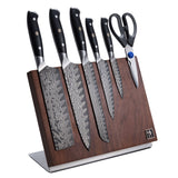 Henckels Compass Damascus 7-Piece Knife Set with Easel Block