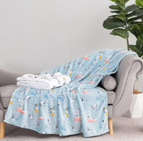 Peanuts VelvetLoft Plush Throw Blanket 2-Pack, 60" x 70" 350 GSM Soft Polyester Throws