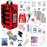 RapidCare First Aid Kit, 265 Pieces, Emergency Medical Supply Kit for Up to 50 People