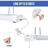 Westinghouse 5500-Lumen LED Shop Lights, Set of 2, Linkable 5000K Daylight
