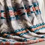 Pendleton Faux Fur Luxe Blanket 700 GSM Heavyweight Ultra-Soft Printed Polyester