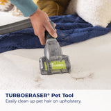 BISSELL CleanView Swivel Pet Upright Vacuum with Active Extension Wand and TurboEraser Pet Tool