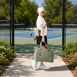 TESPORT 2-in-1 Convertible Pickleball Bag – Removable Paddle Sleeve, Shoe Compartment & Tote Design