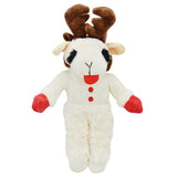 Multipet Lamb Chop Christmas Dog Toy Set, 3 Squeaky Plush 17" Stocking Gift 4Pk
