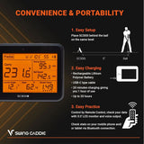 Voice Caddie SC300i Portable Golf Launch Monitor with Doppler Radar, 5.3" LCD Display & MySwingCaddie App
