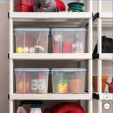 IRIS 44 Quart WeatherPro Seal Storage Bins with Lids, 4-Pack