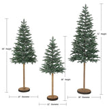 Member’s Mark 3-Piece Pre-Lit Alpine Tree Set with 290 Warm White LED Lights