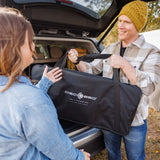 Disc-O-Bed XL Single Camping Cot – Portable Folding Cot Bed with Carry Bag, Side Organizer & 500 lb Capacity